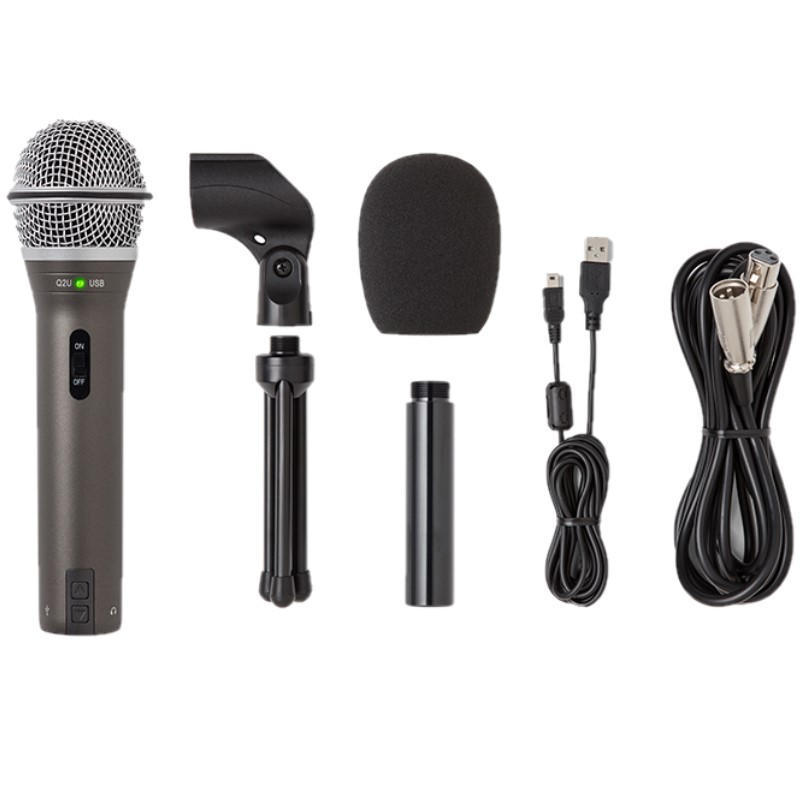 100% Original Samson Q2U Handheld Dynamic USB Microphone with XLR and USB I/O High Quality